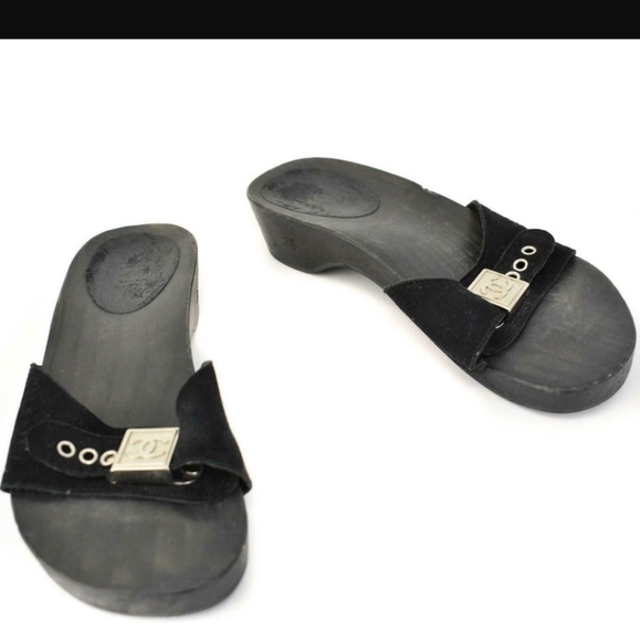 Chanel Black Slides size 37 - Picture 7 of 15